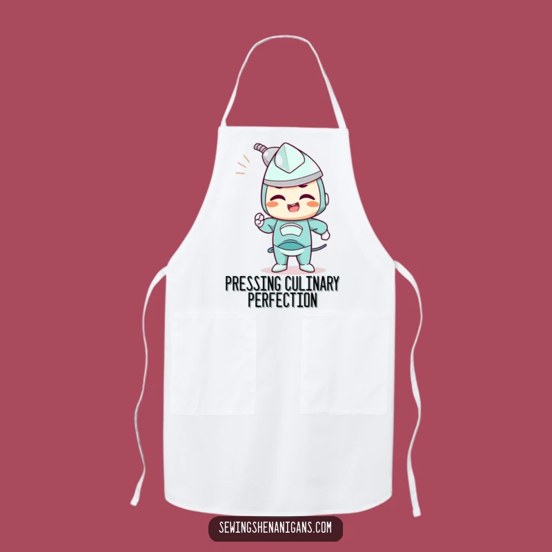 Funny Determined Iron Apron - Kitchen Ready, Hilarious Gift