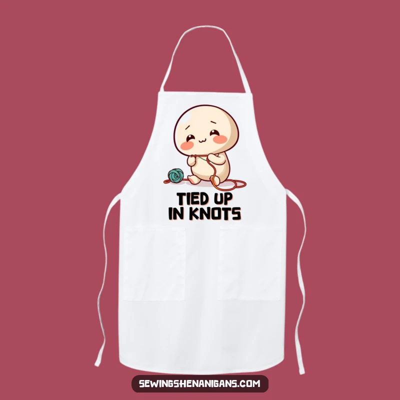 Funny Giggling Needle Apron - Hilarious Gift for the Joyful Cook