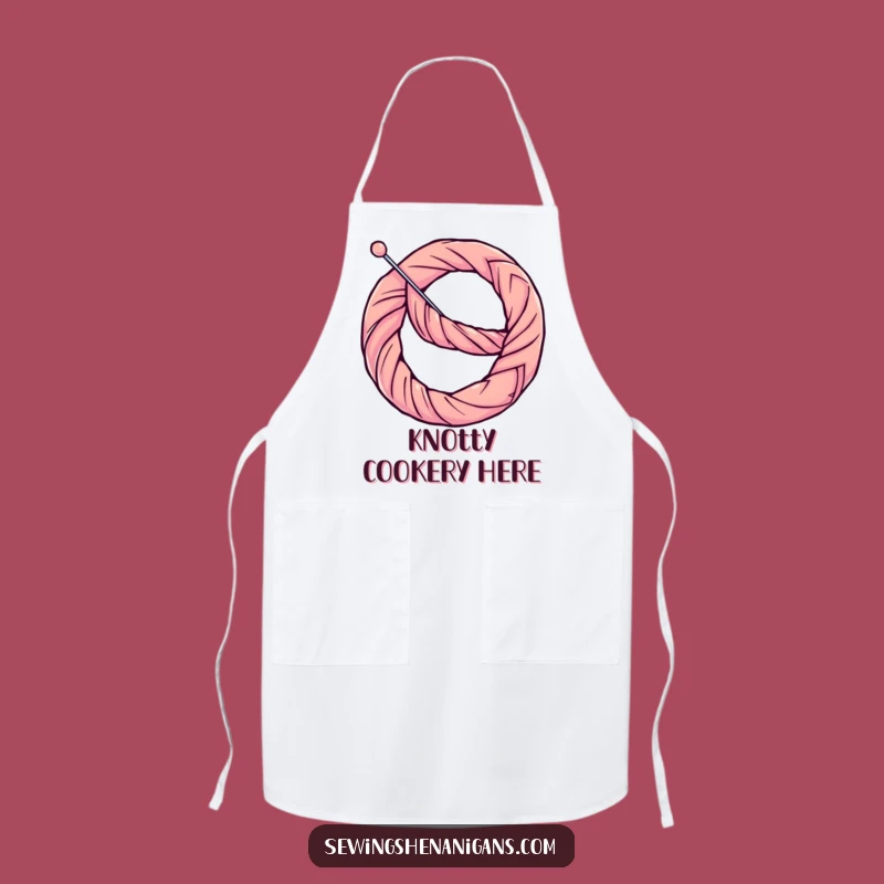 Funny Pretzel Needle Apron: Cook or Craft with Hilarious Sewing Protection