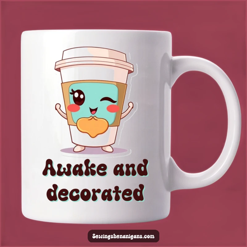 Funny Winking Coffee Cup Mug: Show Your Style, The Perfect Funny Gift