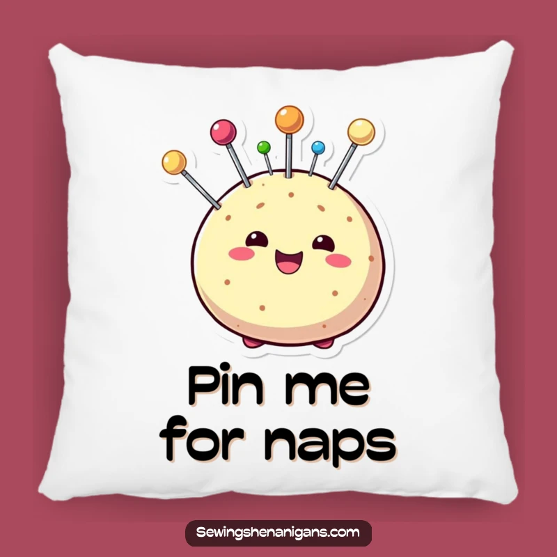Funny Pin Cushion Pillow - Cozy Pins Comfort