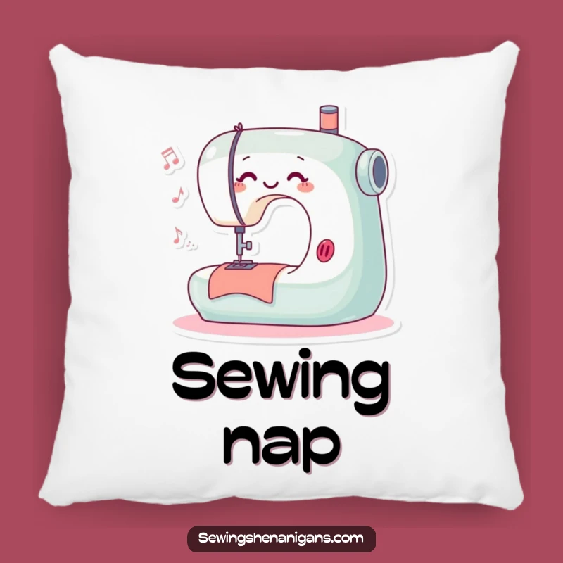 Funny Stitching Machine Pillow - Cozy Sewing Comfort