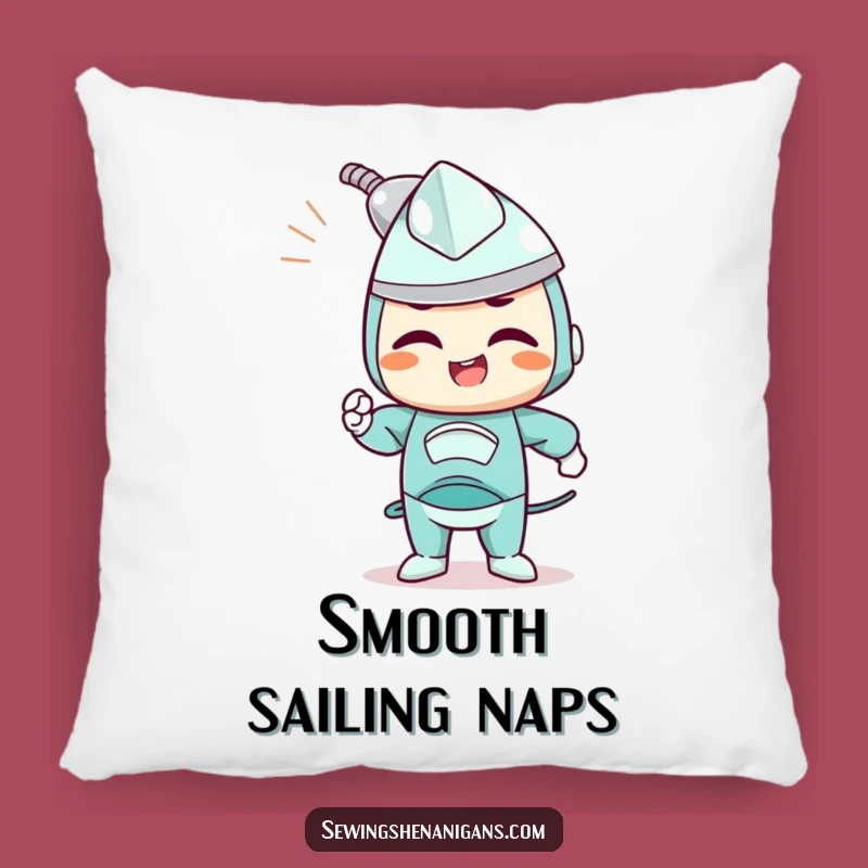 Funny Determined Iron Pillow - Comfy & Tidy, Hilarious Gift