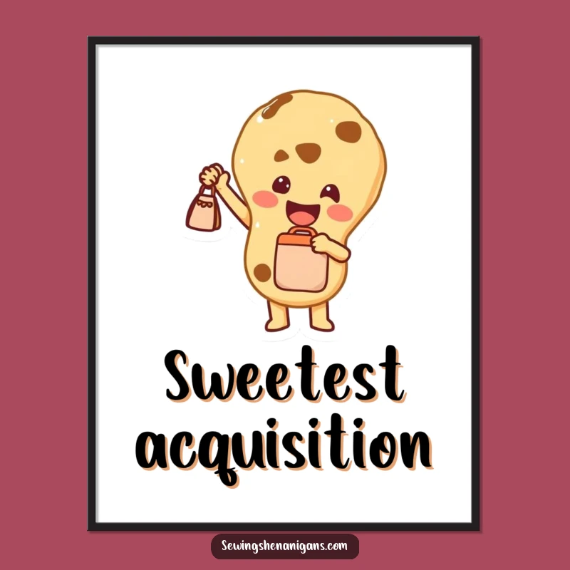Printable Funny Cookie Art: Instantly Add Sweet Joy to Your Walls - Humorous Gift