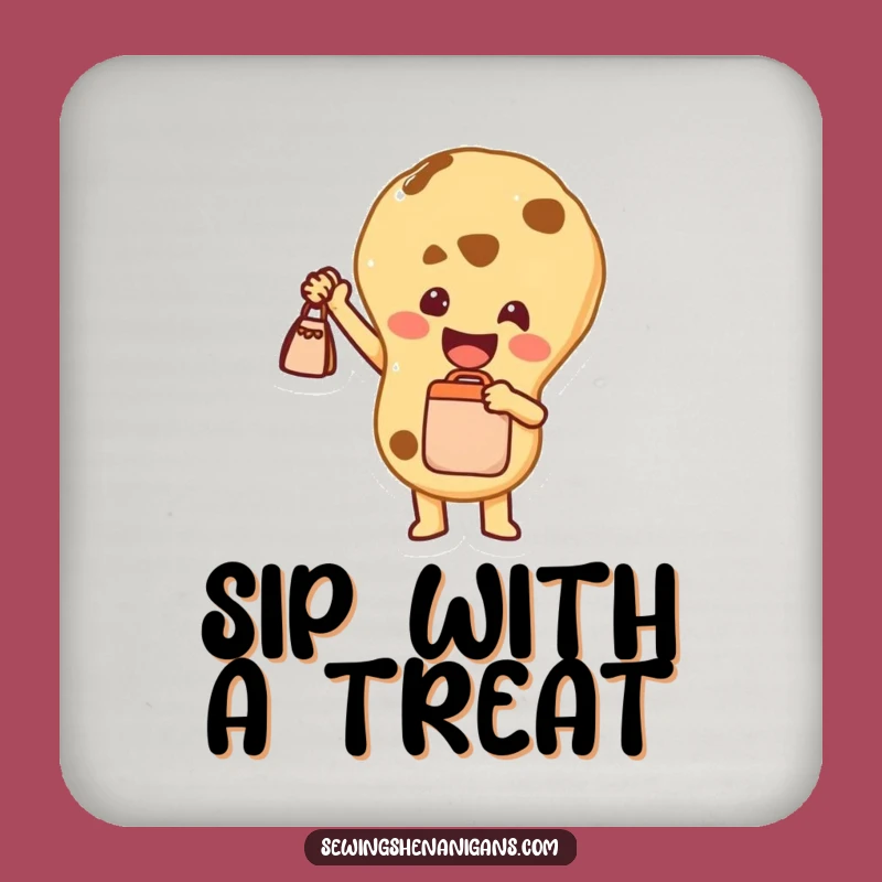 Funny Cookie Coasters: Protect Surfaces with Sweet Joy - Ideal Humorous Gift Set