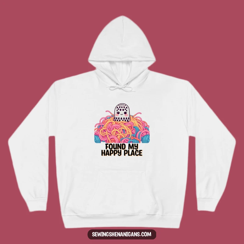 Funny Lost Thimble Hoodie: Cozy Up with Hilarious Yarn and Sewing Comfort