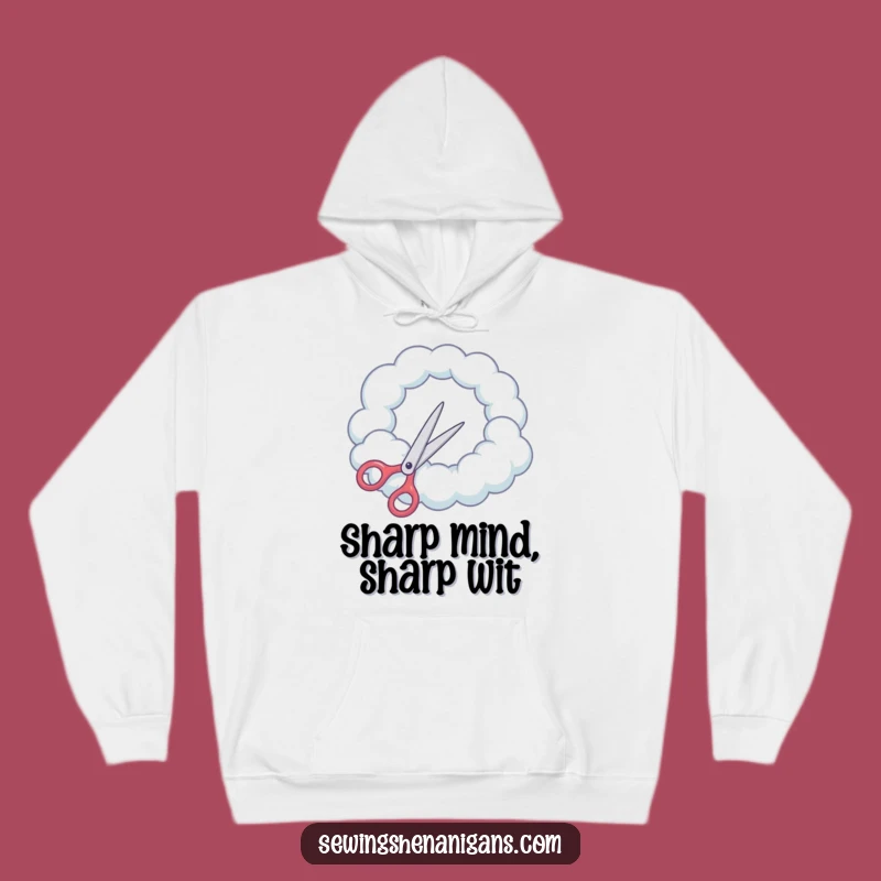 Funny Cloud Scissors Hoodie: Cozy Up with Hilarious Sky-High Ambitions