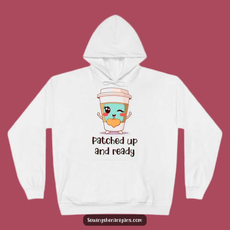 Funny Winking Coffee Cup Hoodie: Cozy Up with Attitude, The Best Funny Gift