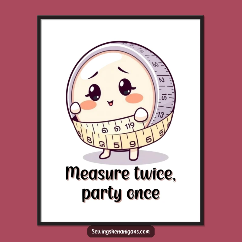 Funny Free Printable Wall Art: Measuring Tape Hug - Quirky Downloadable Decor!