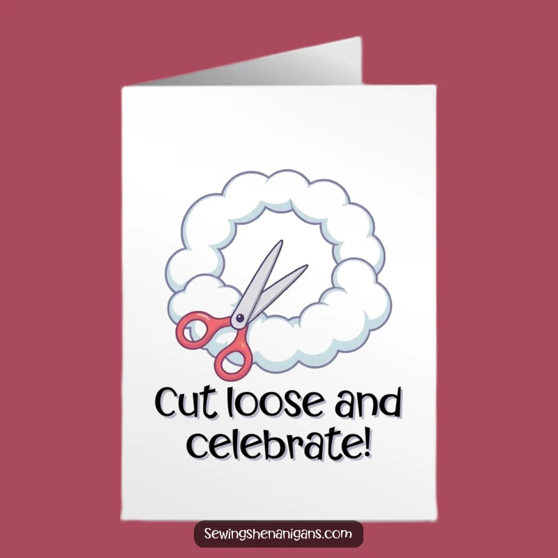 Free Printable Birthday Card: Scissors Cut Cloud, Hilarious Downloadable Gift