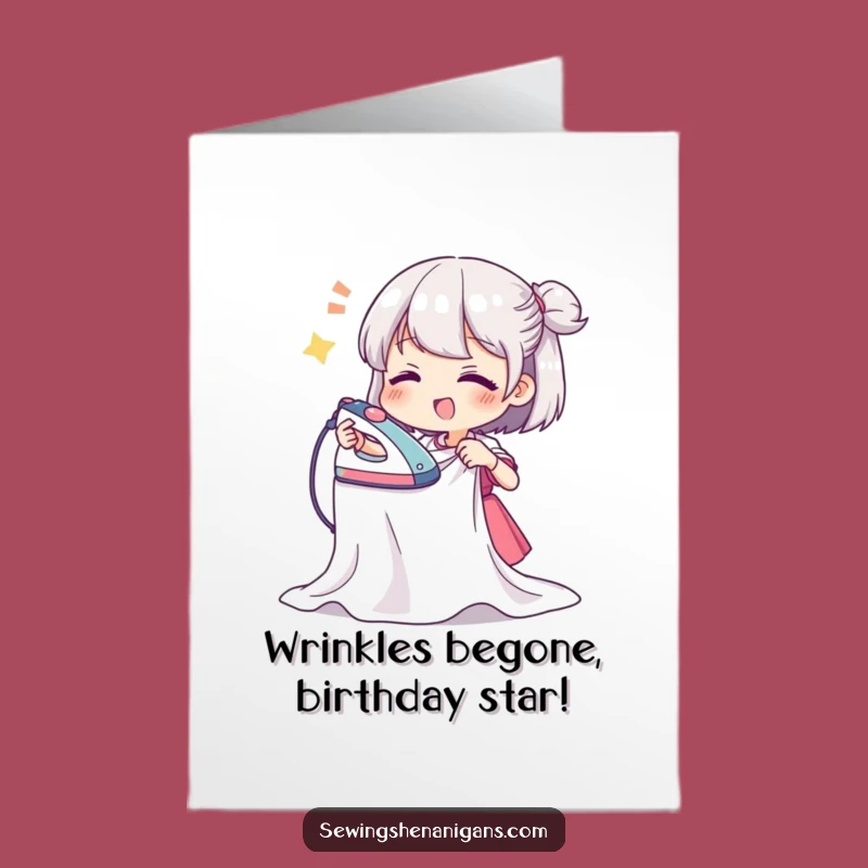 Free Printable Funny Birthday Card: Enthusiastic Iron Man, Waves of Fun!