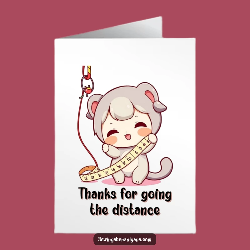 Free Printable Thank You Card: Measure Your Gratitude with this Funny, Playful Card!