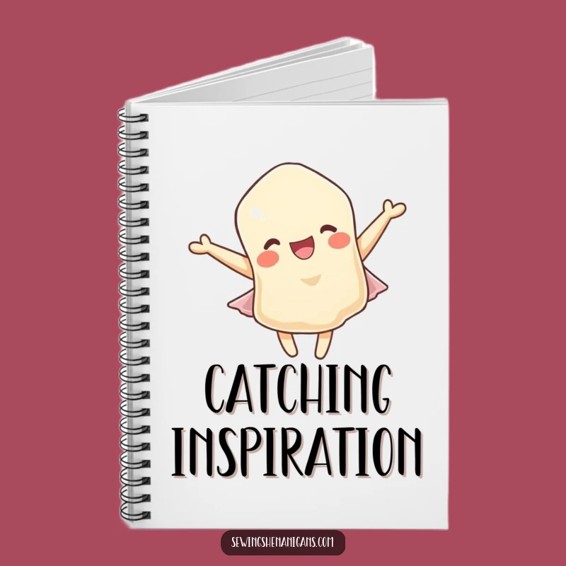 Funny Fabric Scrap Notebook: Fluttering Character for Creative, Hilarious Notes