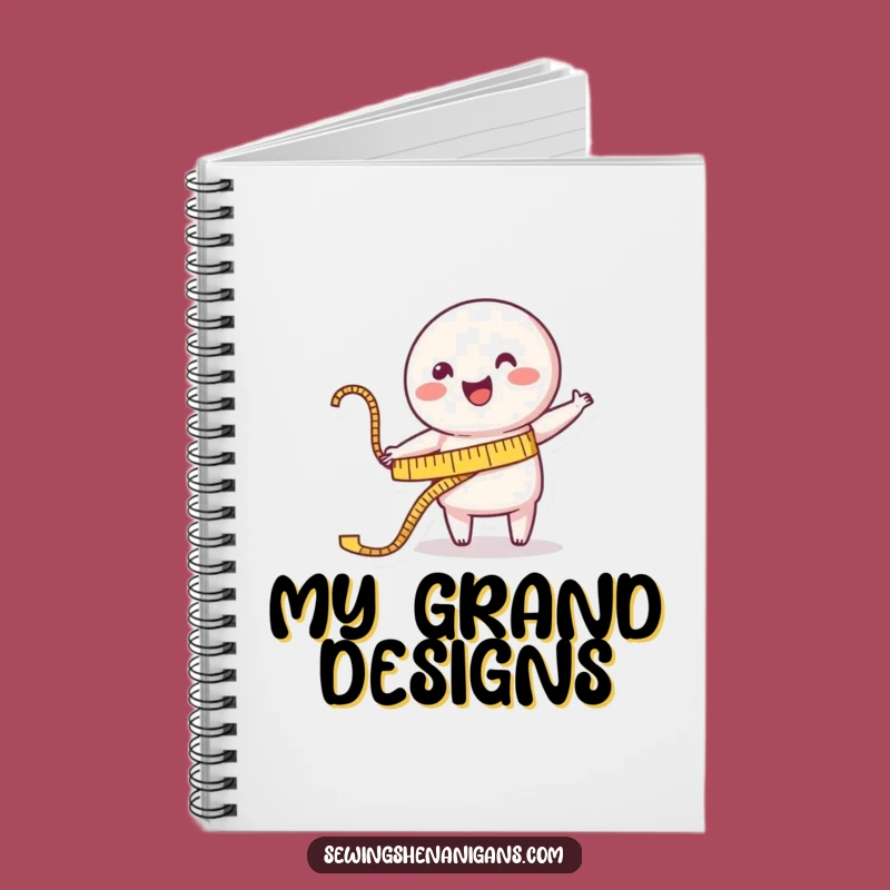 Funny Measuring Tape Notebook: Jot Down Ideas with Cheerful Precision