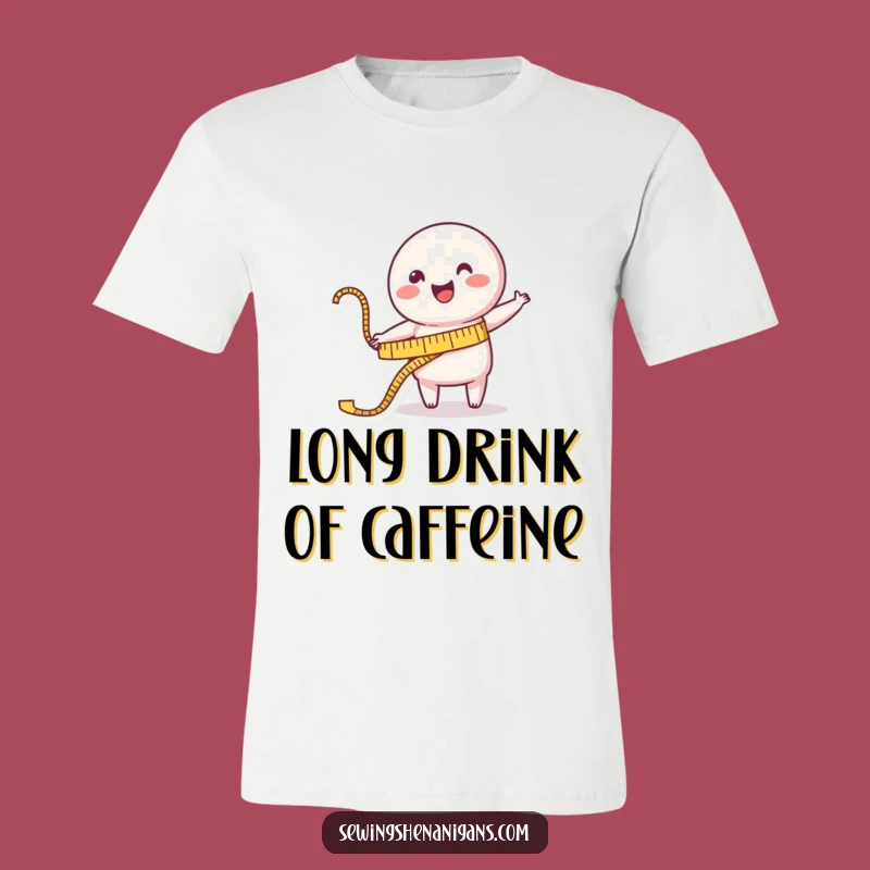 Funny Measuring Tape T-Shirt: Cheerful Stretch & Perfect Fit Humor